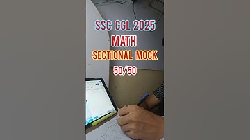 50/50 SSC CGL MATHS😱🔥🔥 #ssccglmathsstrategy #ssccgl2025 #motivation #topper #sscmath