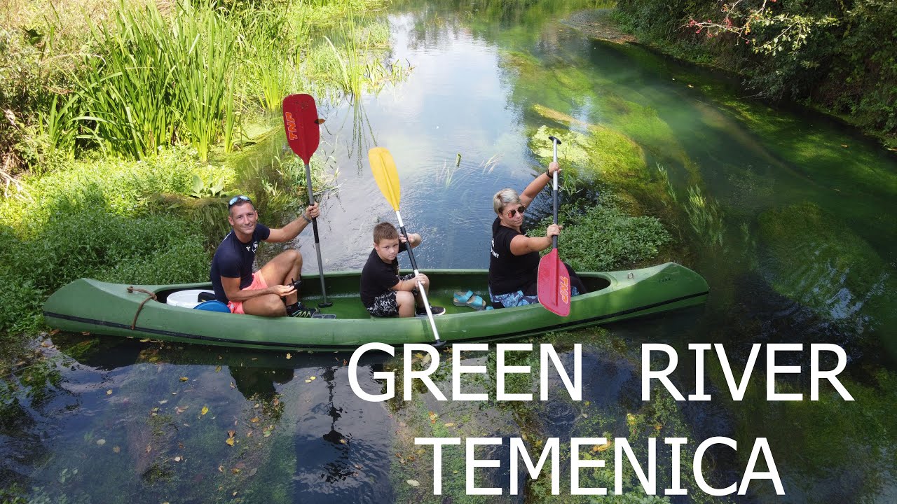 Spust po reki Temenici - Prečna Novo mesto (green river safari Temenica)