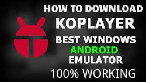 How To Run Android On Pc/Laptop || KOPLAYER || (Android Emulator) 100% Working