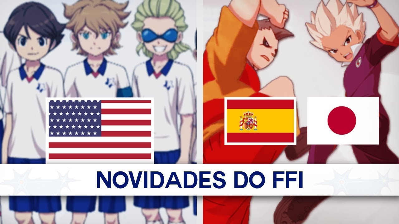 Nova Selecao Dos Eua Japao X Espanha Inazuma Eleven Orion No Kokuin News Youtube