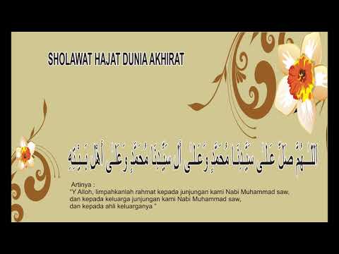 Sholawat Hajat Dunia Akhirat