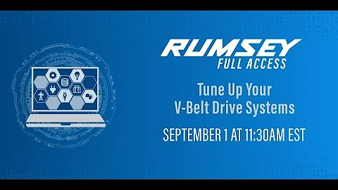 Tune Up Your V-Belt Drive Systems
