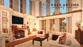 BLOXBURG: Cozy Autumn Mansion Speedbuild (Part 2) | Roblox Bloxburg