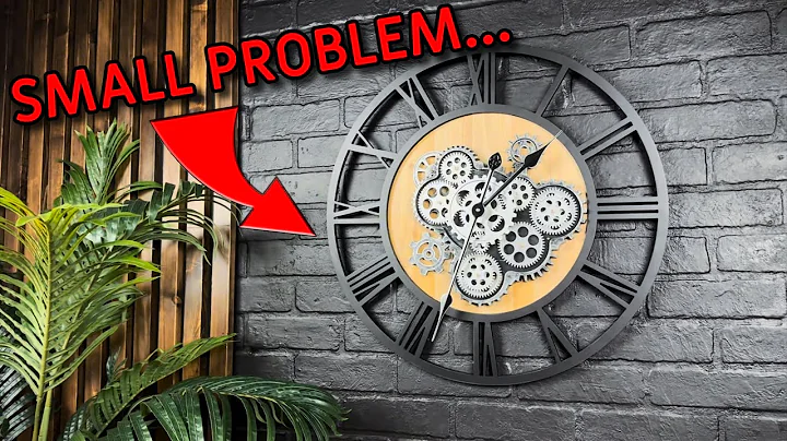 Lafocuse 23in Real Moving Gear Clock - Review