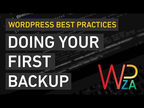 1st Step Do Regular Backups - WordPress Maintenance Best Practice - WPZA