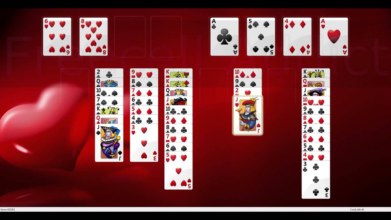 How to solve freecell game #15302 - YouTube
