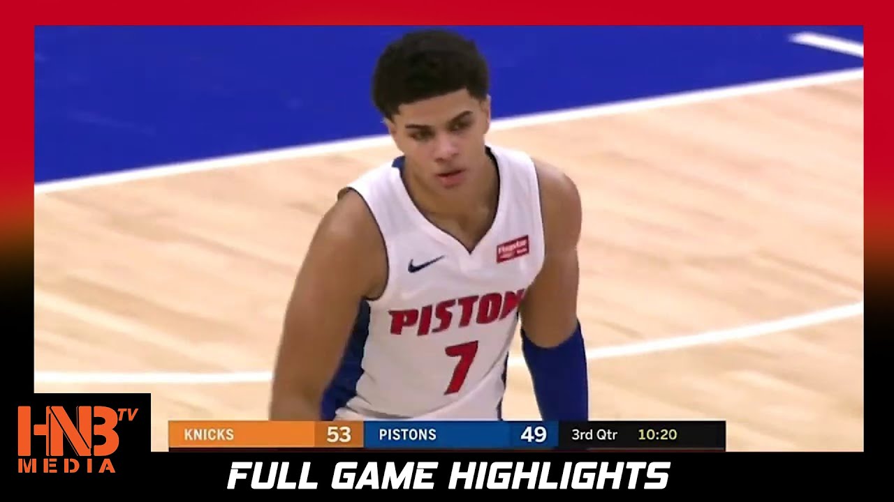 New York Knicks vs Detroit Pistons Full Game Highlights 12.11.2020