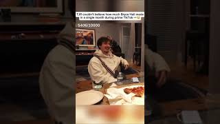 TJR couldn't believe how much Bryce Hall made in a single month during prime tiktok