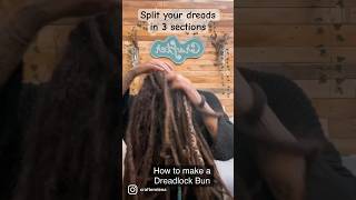 How to tie a dreadlock bun