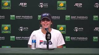 'Don't care about rankings' Emma Navarro after knocking out Aryna Sabalenka at Indian Wells