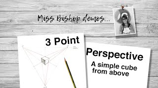 3 Point Perspective: Simple Cube from Above
