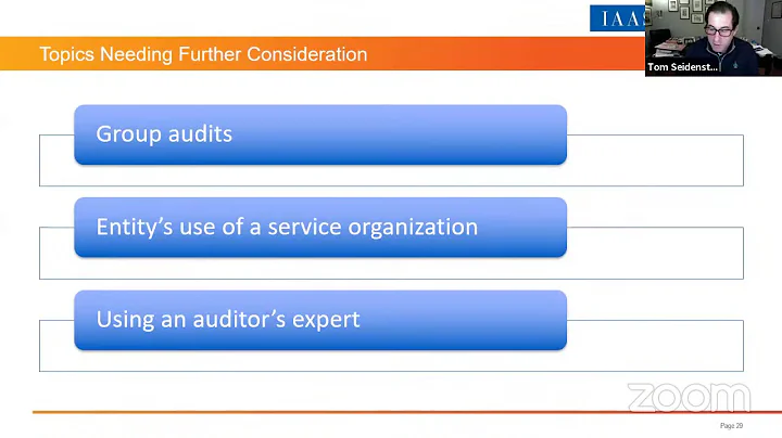 December 2020 IAASB Quarterly Meeting Friday Session (LCE Standard and Audit Evidence)