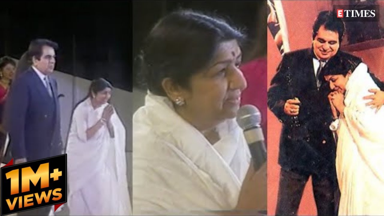 When Dilip Kumar presented Lata Mangeshkar the Lifetime Achievement Award  Filmfare Awards