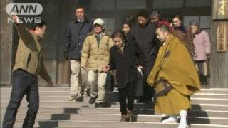 築300余年本堂ある護国寺で消防訓練　東京・文京（11/01/21）