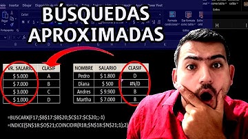 Como Buscar con tipo de Coincidencia EXACTA y Aproximada en Excel con la función BUSCARX y BUSCARV