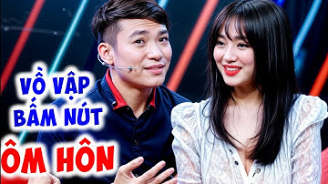 Cặp đôi HỢP NHAU 100% dính chặt LAO VÀO BẤM NÚT ÔM HÔN MC Quyền Linh cười bò - Hẹn Hò Quyền Linh