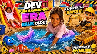 ERA DEV KUM HAVUZUNDA BALIK OLDU! 🧜‍♀️ Kaydıraktan Kaydı, İnşaatçı Oldu! 😱