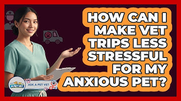 How Can I Make Vet Trips Less Stressful For My Anxious Pet? - Ask A Pet Vet