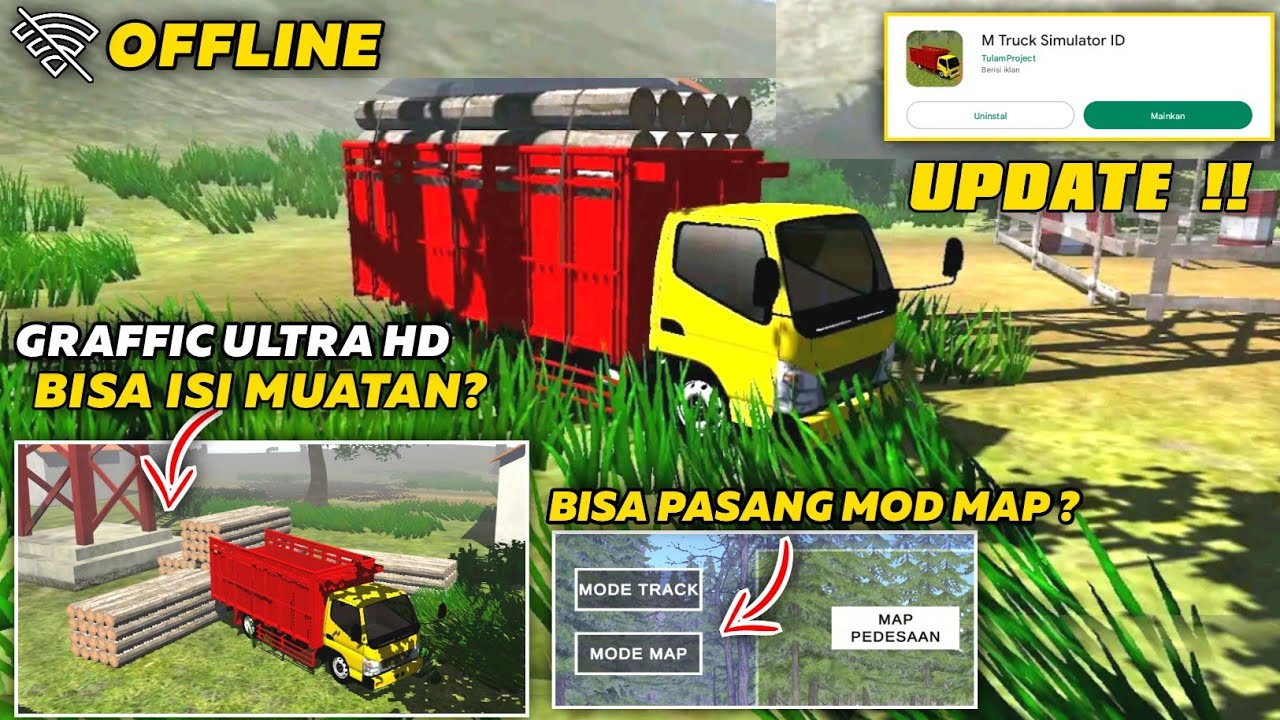 Nyobain Update an Terbaru GAME TRUCK INDONESIA MAP LUAS NUANSA