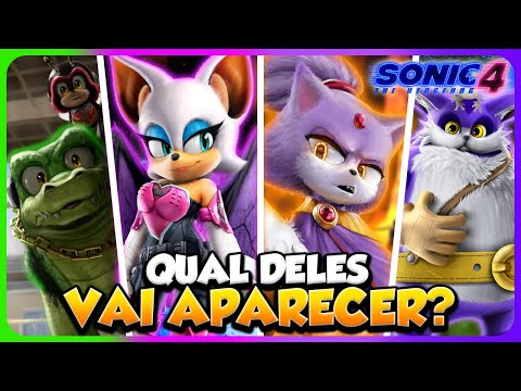 7 PERSONAGENS QUE PODEM APARECER EM SONIC 4 O FILME