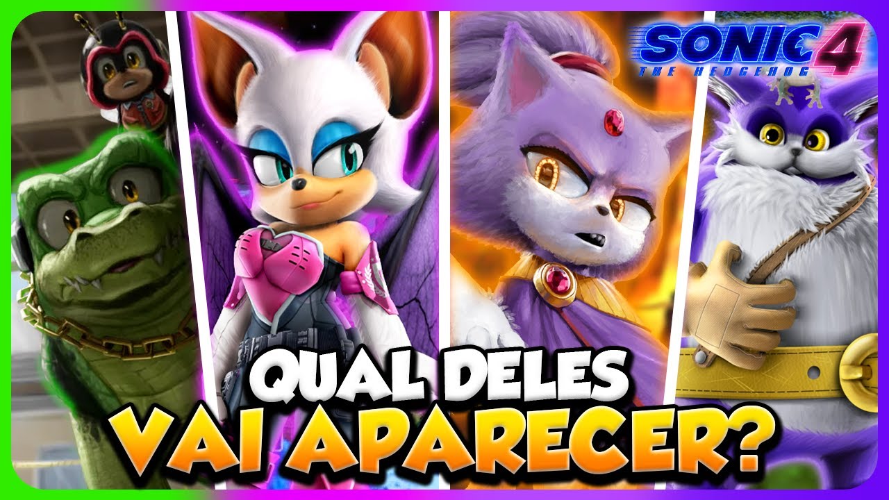 7 PERSONAGENS QUE PODEM APARECER EM SONIC 4 O FILME - YouTube
