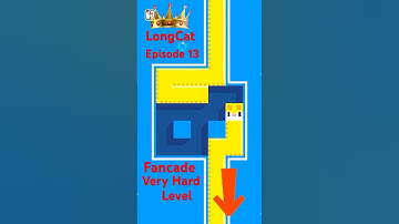 Gameplay LongCat Episode 13 | Fancade Very Hard Level | Trending Gaming Shorts | TurboHiper3DGameza