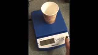 Digital Scale With Tare Button