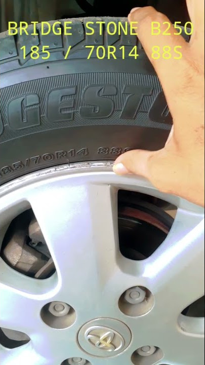 Cara membaca kode pada ban mobil #shorts
