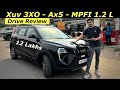 Mahindra xuv 3xo ax5 petrol mpfi drive review mileage comfort  features  all details 