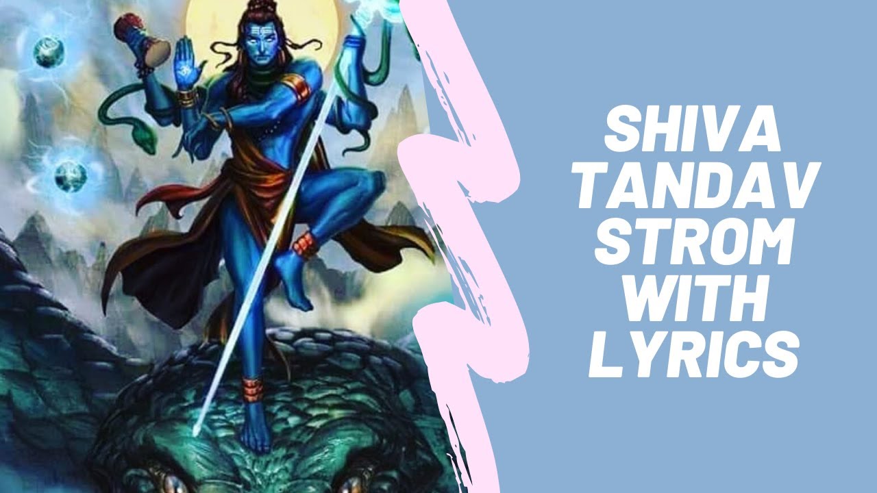 shiva tandava stotram english lyrics