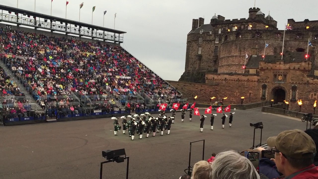 Top Secret Drum Corps, Live Performance at Edinburgh Castle, Scotland