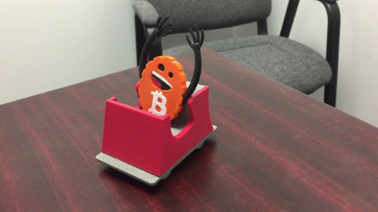 Bitcoin Roller Coaster Guy 3D Printed - YouTube