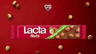 Νέα Lacta Nuts Μπάρα με Ολόκληρα Φουντούκια!