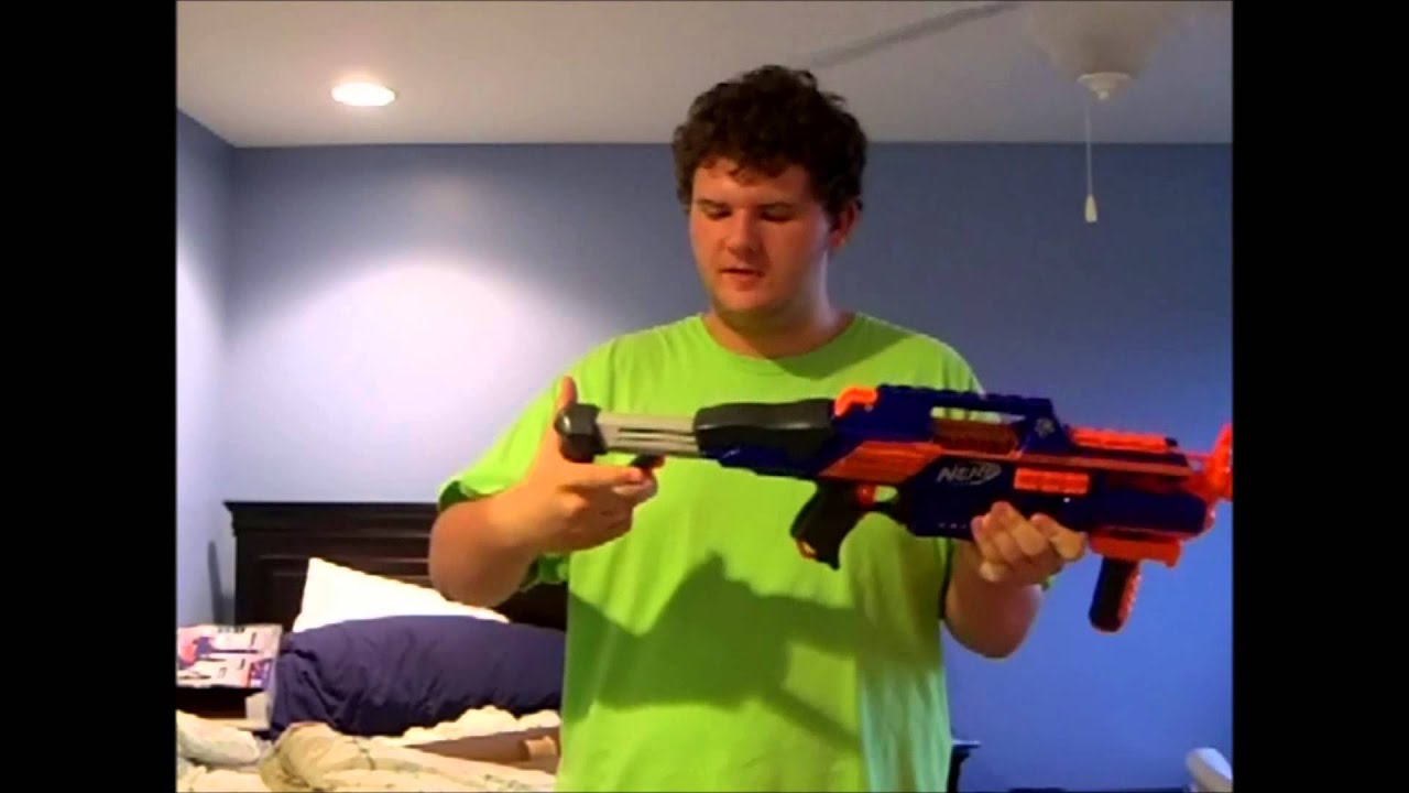 Nerf Gun Review: Nerf Elite RapidStrike CS-18 - YouTube