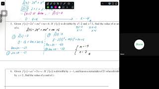 Senior One AM 1st Final Term Examination 2026 WE2 Polynomials