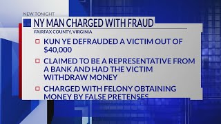 Fairfax County police arrest New York man in $40,000 bank fraud case