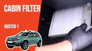 How to replace the cabin filter Duster mk1 👃