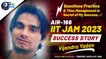 Secrets of IIT JAM Success by AIR-166 Vijendra Yadav