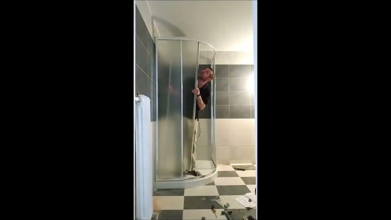 How To Install The Glass Shower Enclosure YouTube