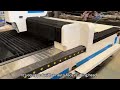 High-Speed G1530-A Fiber Laser CNC Shearing Machine Operation Video