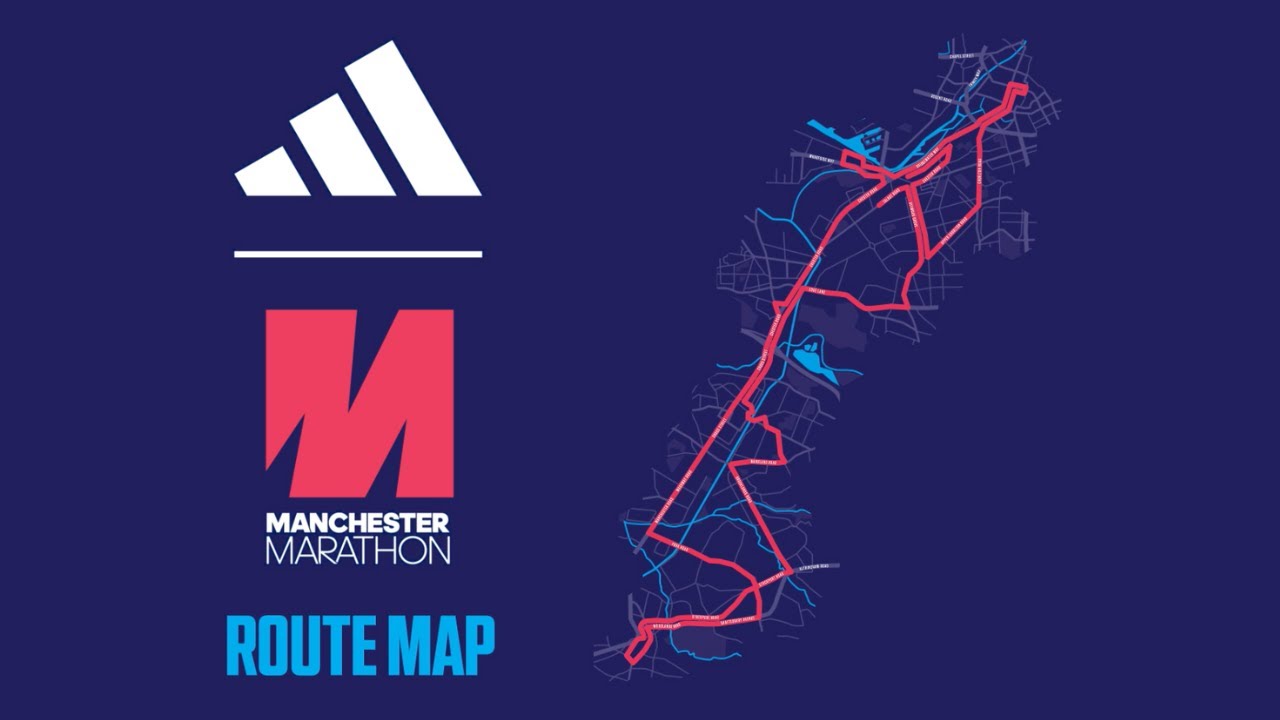adidas Manchester Marathon 2023 Route Preview - YouTube