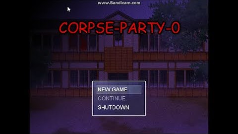 CORPSE-PARTY-0 DEMO Full Gameplay