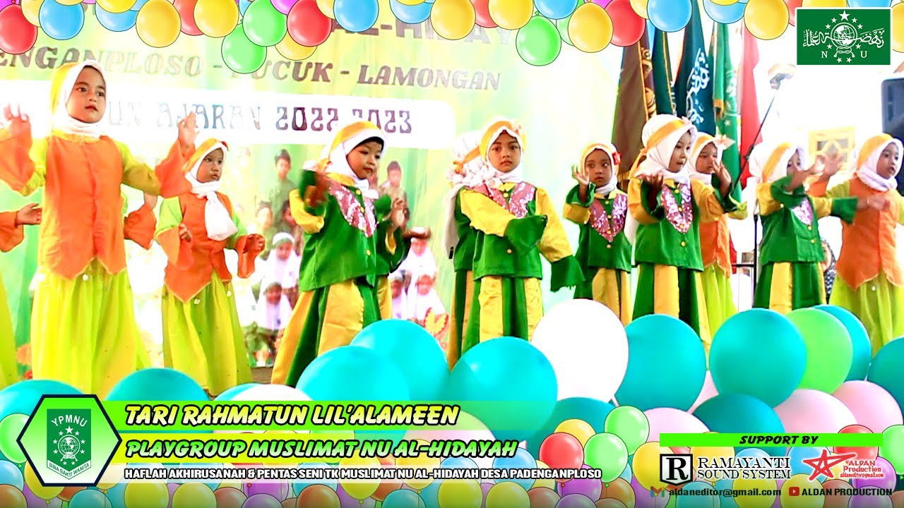 TARI RAHMATUN LIL'ALAMEEN - PLAYGROUP MUSLIMAT NU AL-HIDAYAH - DESA PADENGANPLOSO