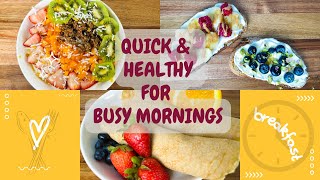 Easy Breakfast Recipes | 3 Healthy Ways | Always Time for Breakfast!