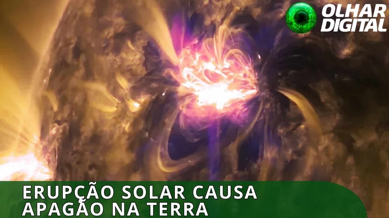 Sol produz a terceira erupção mais poderosa dos últimos tempos