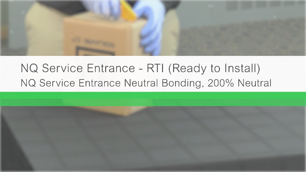 NQ Service Entrance Neutral Bonding (2 of 2): 200% Neutral - YouTube
