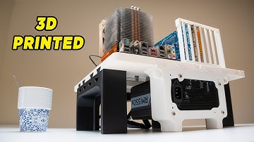 This Entire PC Test Bench Is 3D Printed… and It Works?!