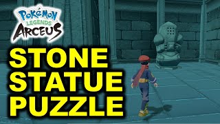 Solve the Stone Statue Puzzles: The Slumbering Lord of Tundra | Pokemon Legends Arceus