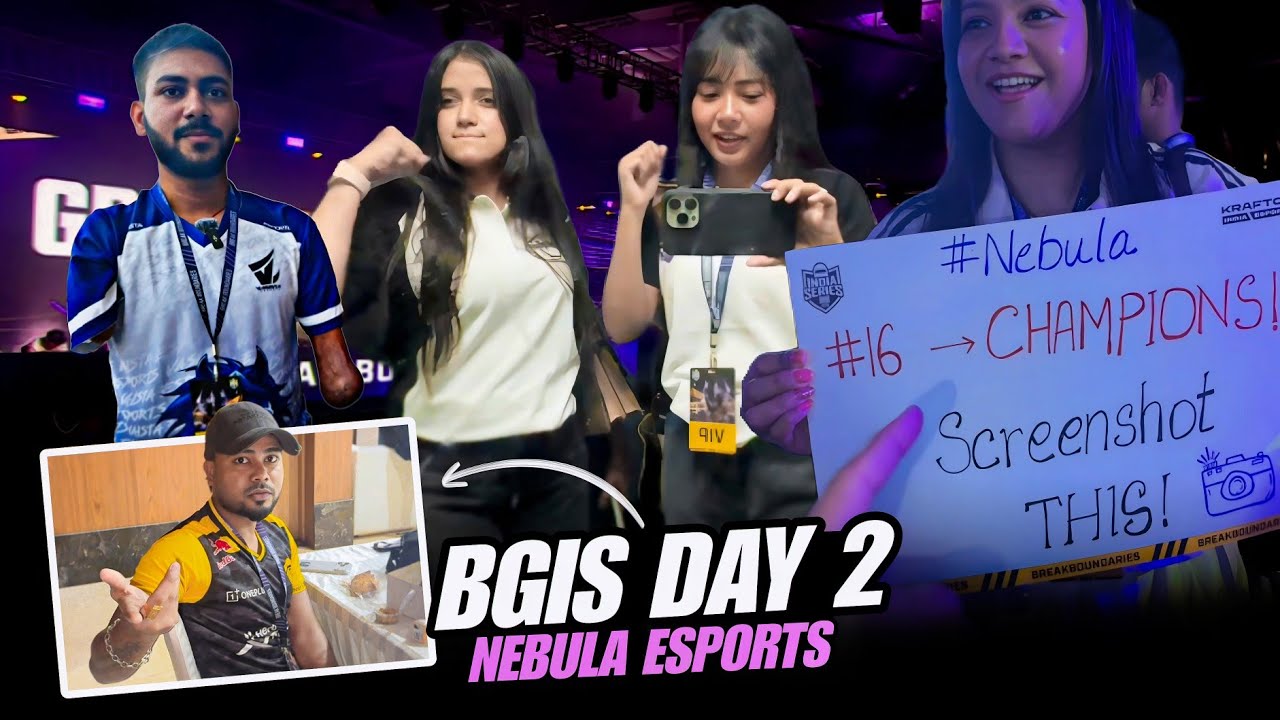 Inside BGIS 2026 LAN 👀 | Day 2 with Nebula Esports - YouTube