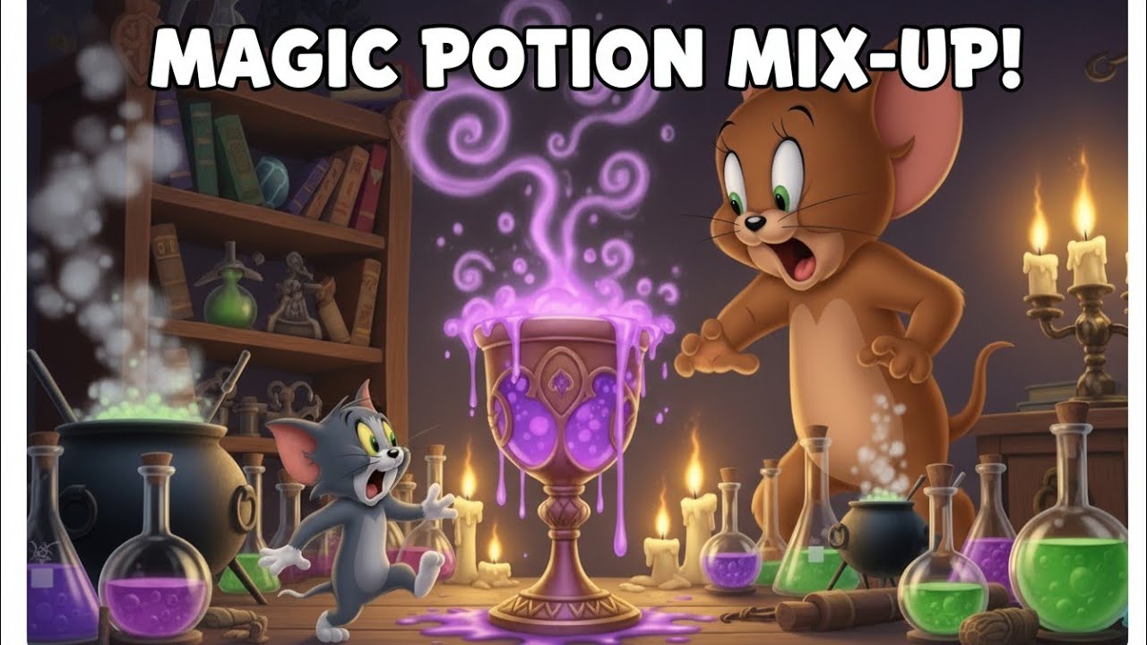 Tom and Jerry Magic Potion Mix-Up